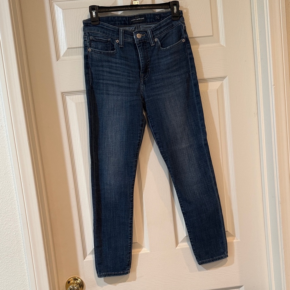 Lucky Brand Ava Dark Blue Skinny Jeans